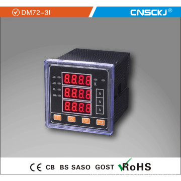 Dm72-3I LED Digital Three Phase Current Meter